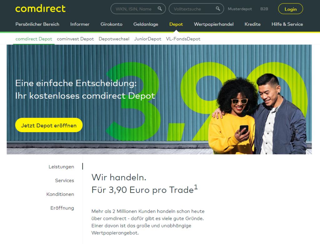 Comdirect Depot im Test 03/2025 Erfahrungen, Kosten & Sicherheit